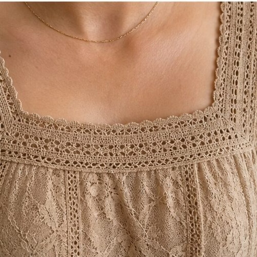 Camel Tunic Blouse - Picture 4 of 6